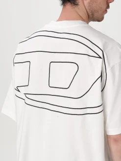 T-shirt oversize con logo Oval D Diesel