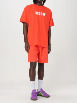 T-shirt oversize con logo MSGM Kids
