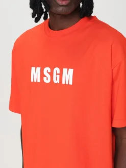 T-shirt oversize con logo MSGM Kids