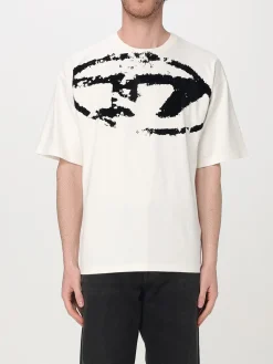 T-shirt oversize con logo Oval D Diesel