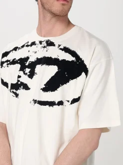 T-shirt oversize con logo Oval D Diesel