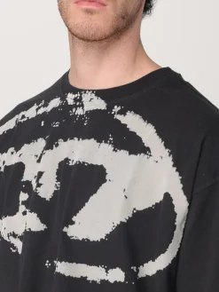 T-shirt oversize con logo Oval D Diesel
