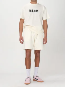 T-shirt oversize con logo MSGM Kids