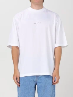 T-shirt oversize con mini logo Marni