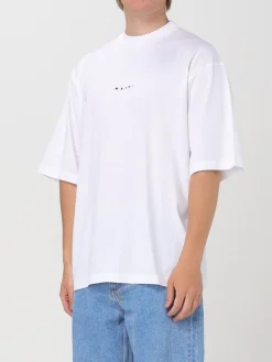 T-shirt oversize con mini logo Marni