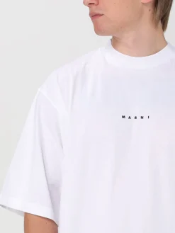 T-shirt oversize con mini logo Marni