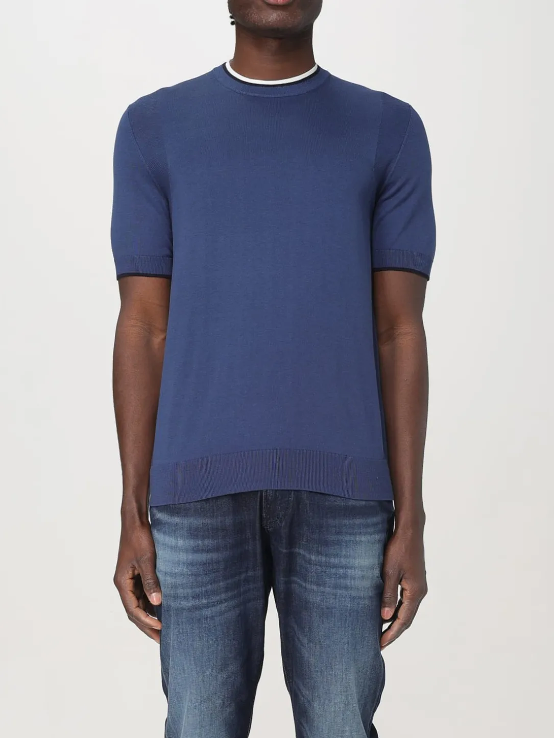 T-shirt Paolo Pecora in cotone e seta