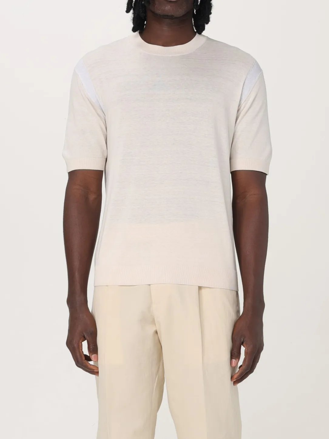 T-shirt Paolo Pecora in cotone e seta