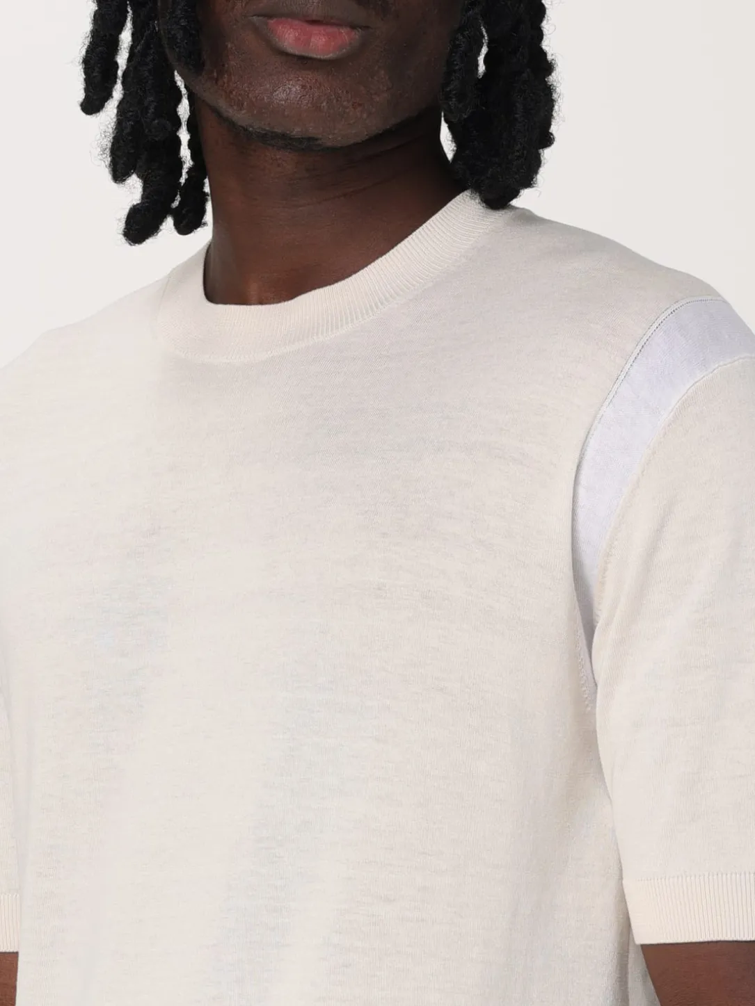 T-shirt Paolo Pecora in cotone e seta