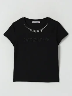 T-shirt Patrizia Pepe in cotone stretch con dettaglio gioiello