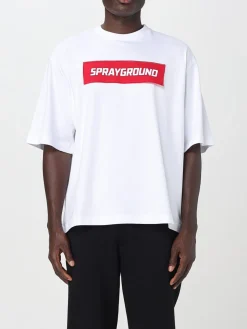 T-shirt Sprayground in misto cotone con logo