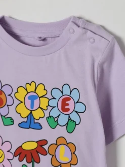 T-shirt Stella McCartney Kids in cotone con stampa logo