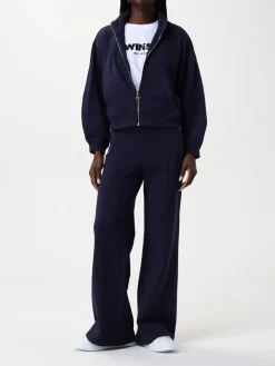 T-shirt Twinset in cotone con logo gioiello