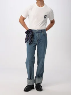 T-shirt Valentino in cotone con logo