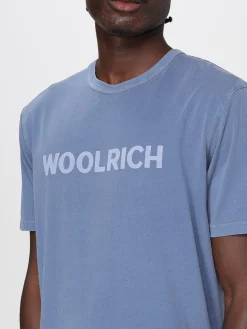 T-shirt Woolrich in cotone con logo