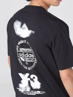 T-shirt Y-3 in cotone con logo posteriore
