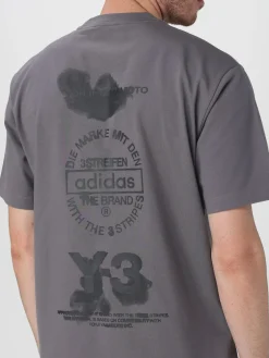 T-shirt Y-3 in cotone con logo posteriore