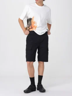 T-shirt Y-3 in cotone con stampa logo