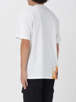 T-shirt Y-3 in cotone con stampa logo