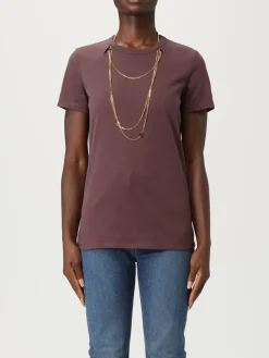 T-shit in cotone con gioiello Elisabetta Frachi