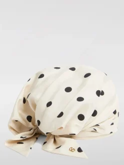 Turbante Valentino Garavani in seta con stampa a pois