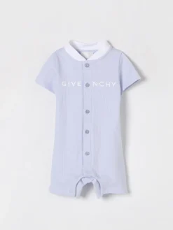 Tuta corta in cotone con logo Givenchy