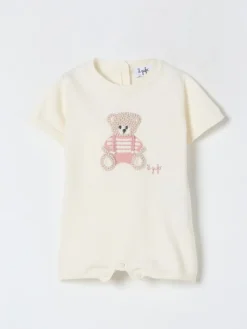 Tuta corta in cotone con Bear Il Gufo