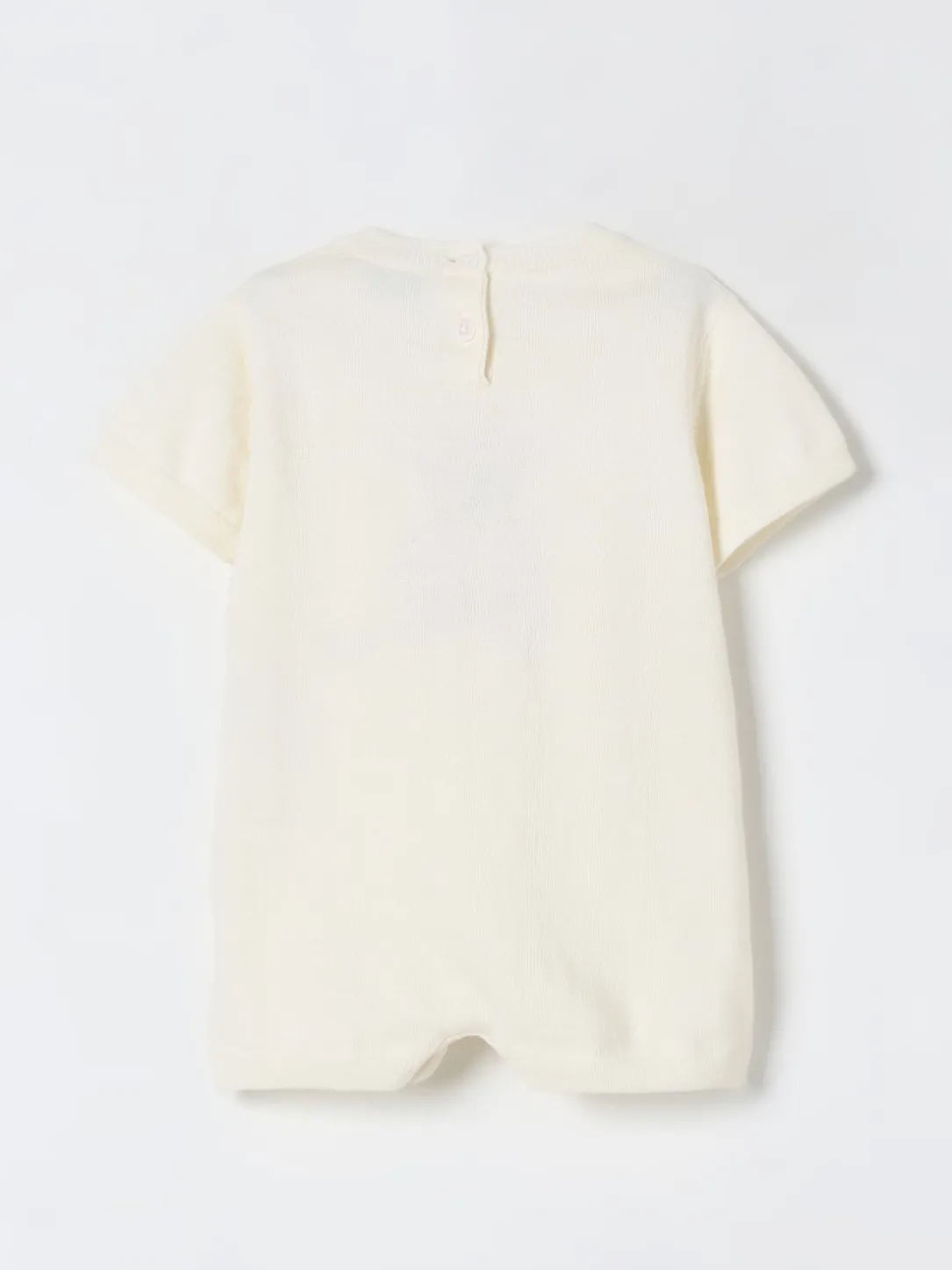 Tuta corta in cotone con Bear Il Gufo