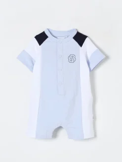 Tuta in cotone con logo Boss