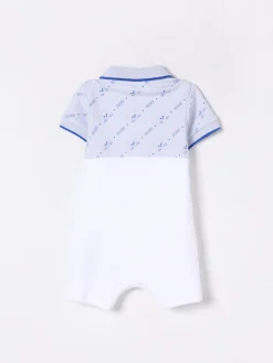 Tuta in cotone con logo Boss