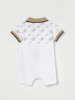 Tuta in cotone con logo Boss