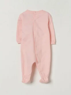 Tuta in cotone con logo Moschino