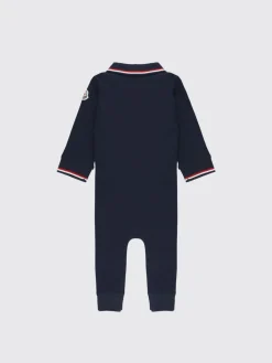 Tuta in cotone con logo Moncler