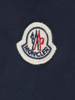 Tuta in cotone con logo Moncler