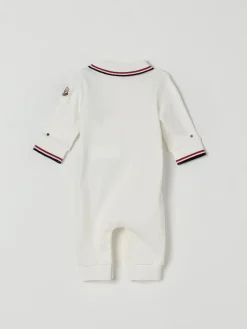 Tuta in cotone con logo Moncler