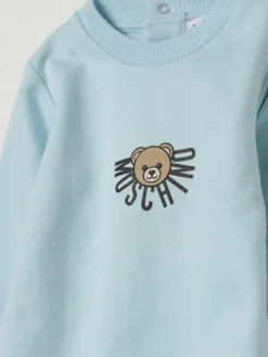 Tuta in cotone con logo Moschino