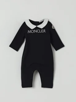 Tuta in cotone con logo ricamato Moncler