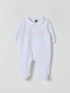 Tuta in cotone con slogan Little Bear