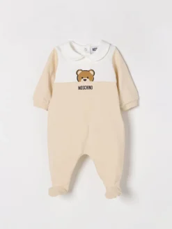 Tuta in cotone con Teddy Moschino