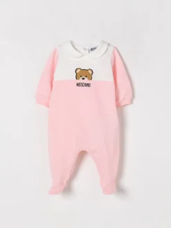 Tuta in cotone con Teddy Moschino