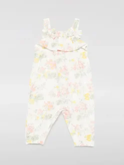 Tuta in cotone e lino floreale Tartine Et Chocolat