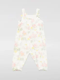 Tuta in cotone e lino floreale Tartine Et Chocolat