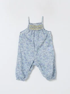 Tuta in cotone floreale Bonpoint