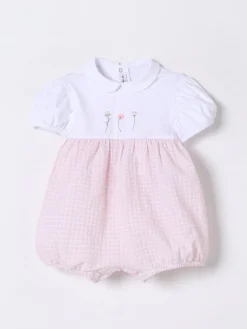 Tuta in cotone Il Gufo a quadretti