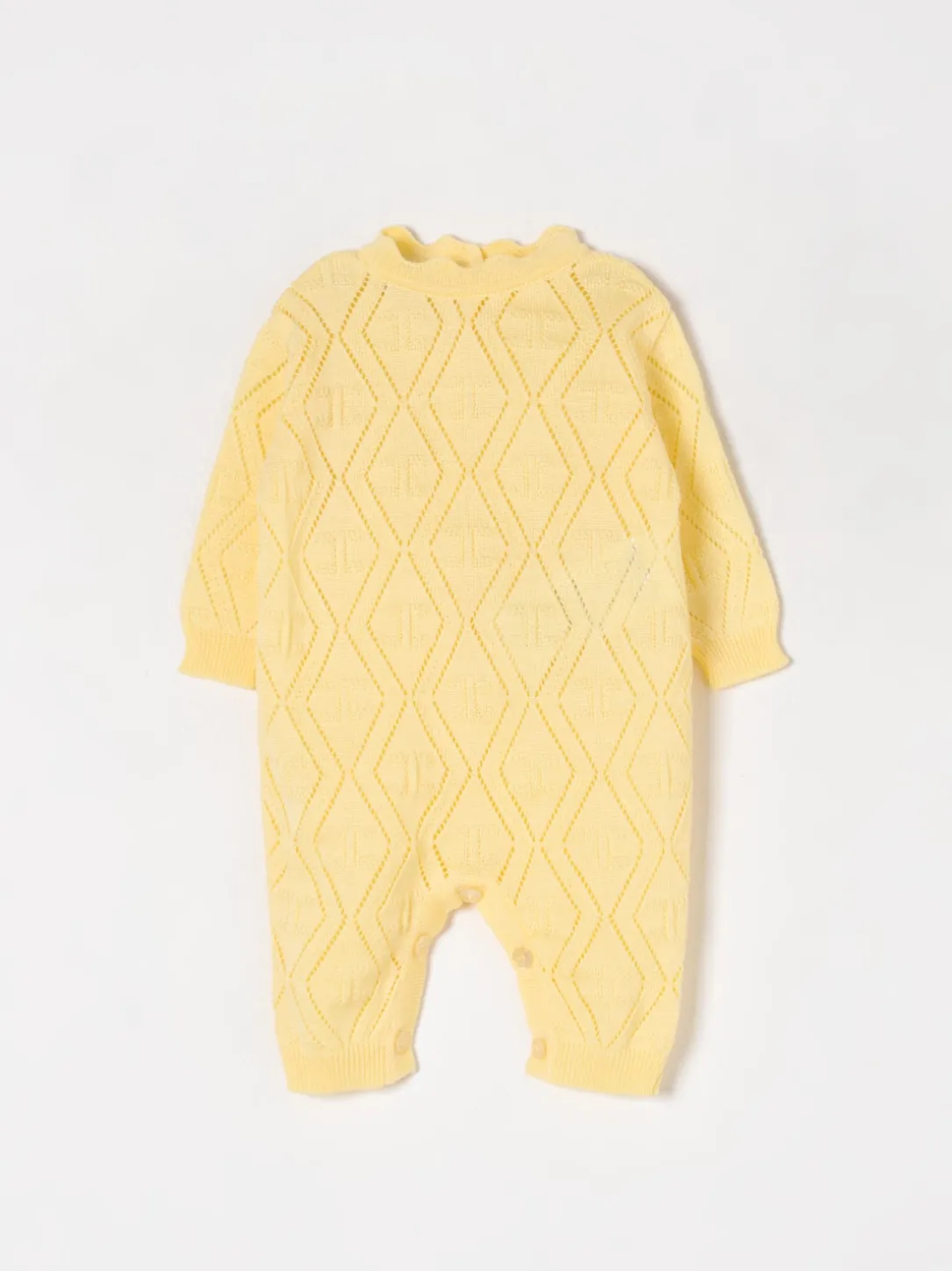 Tuta in maglia di cotone Elisabetta Franchi La Mia Bambina