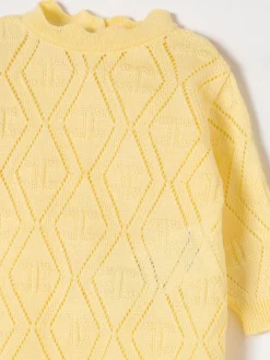 Tuta in maglia di cotone Elisabetta Franchi La Mia Bambina