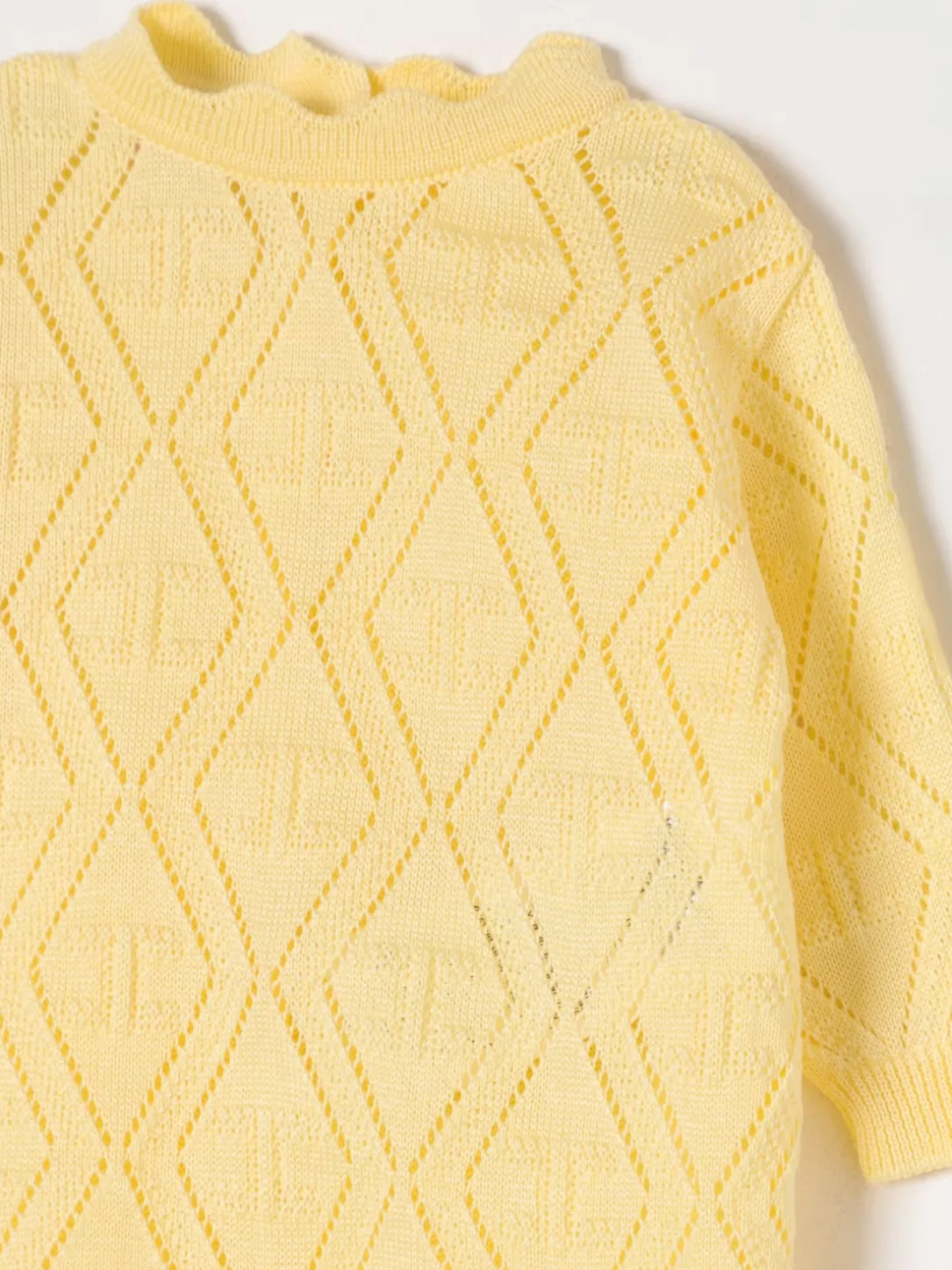 Tuta in maglia di cotone Elisabetta Franchi La Mia Bambina