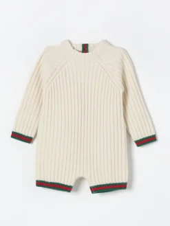 Tuta in maglia di lana a coste Gucci