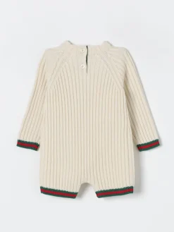 Tuta in maglia di lana a coste Gucci