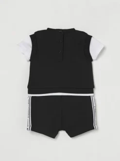 Tuta intera in cotone con logo Karl Lagerfeld Kids